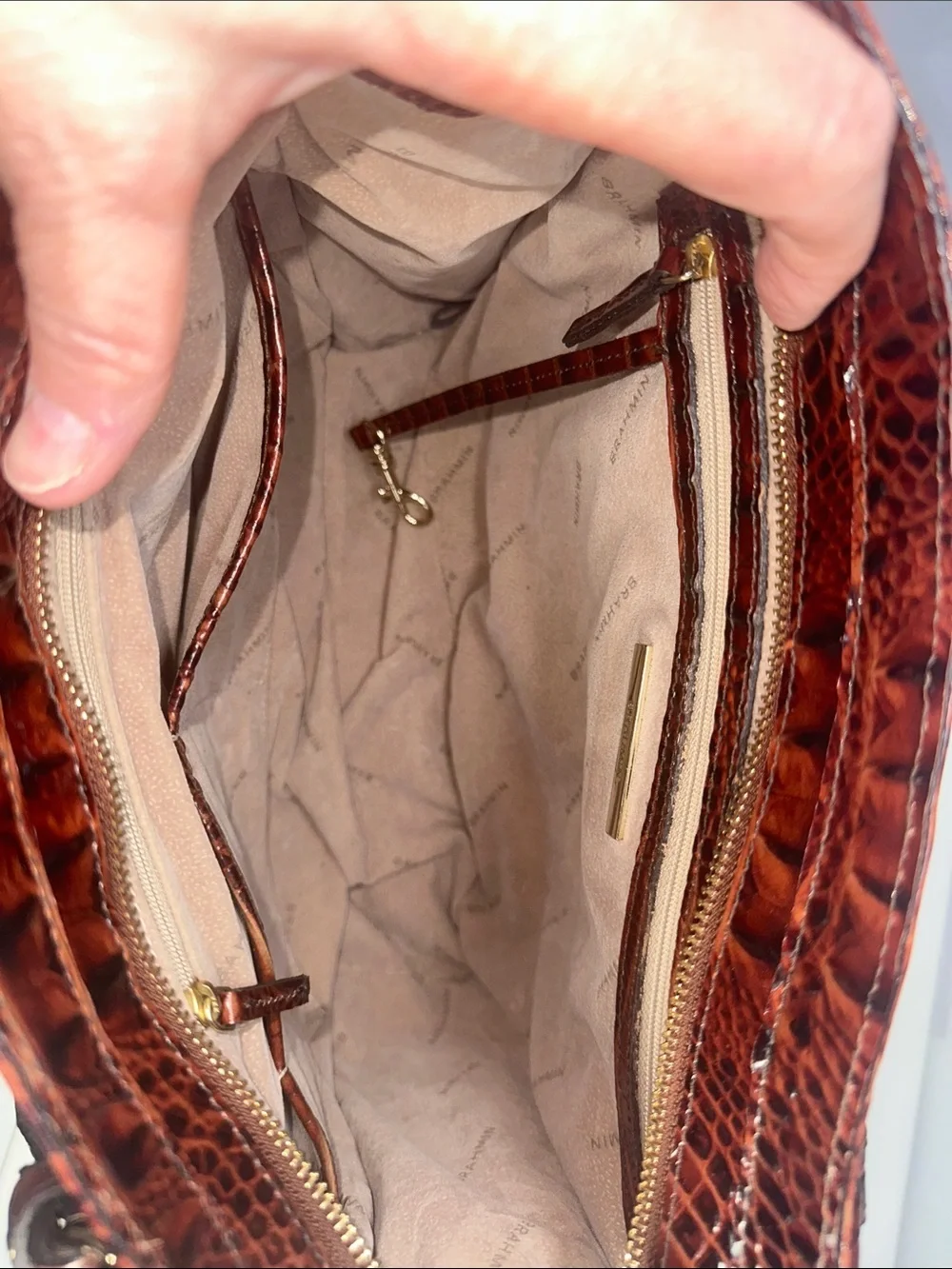 Brahmin Tote with Wallet - Picture 8 of 11